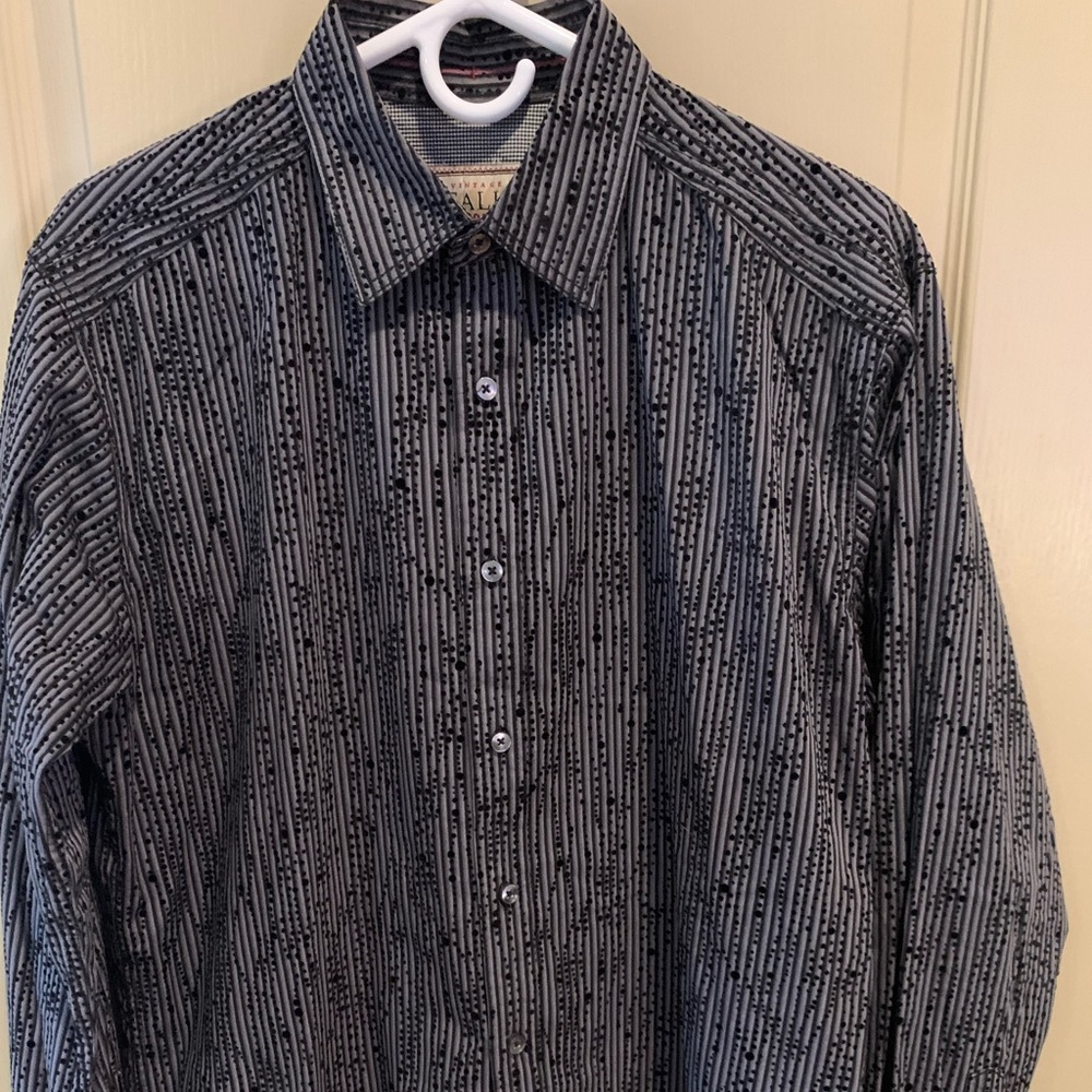 NWOT Vintage Italia 1958 Long Sleeve Button 💯 Cotton Mens Shirt M